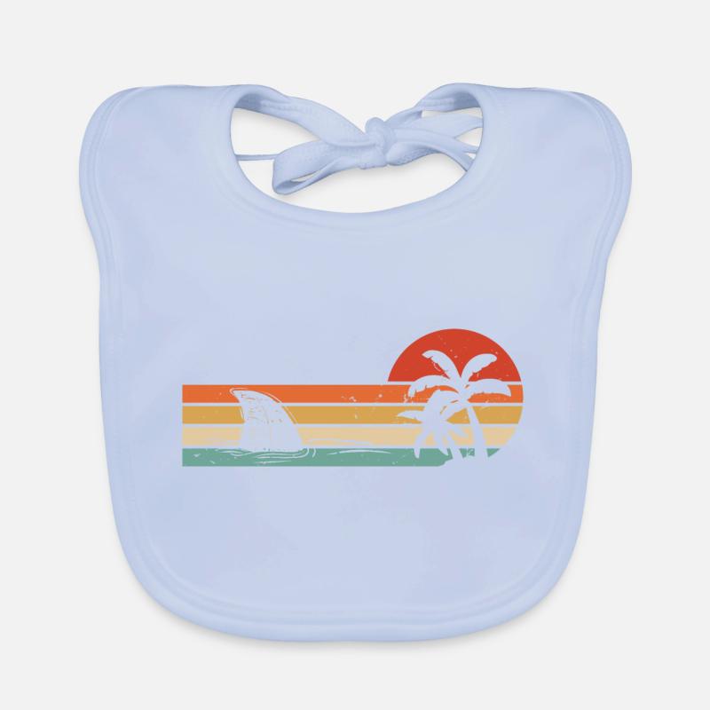 Requin requin - Shark Organic Baby Bibs