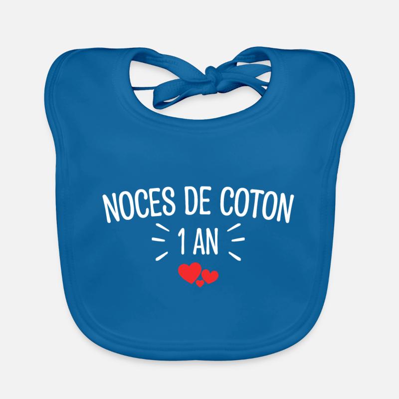 Noces de Coton Bavoir bio Bébé