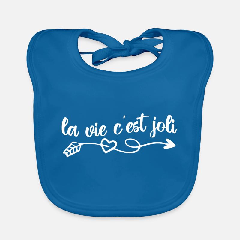 la vie c'est joli Bavoir bio Bébé