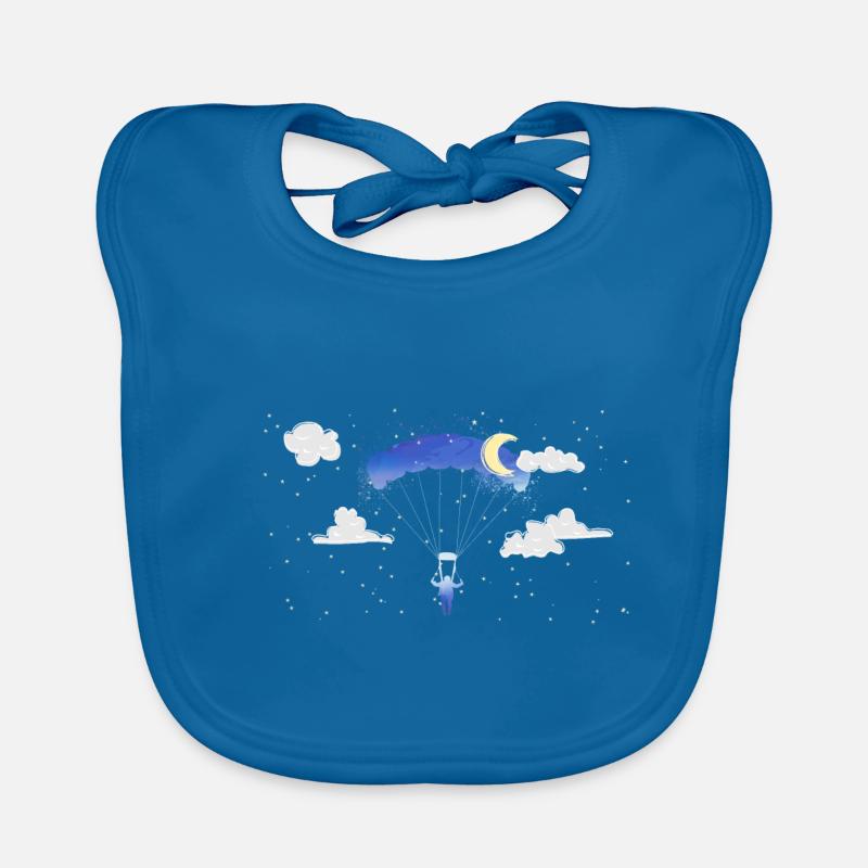 Parachute,Parachute,Graffiti,Parapente, Bavoir bio Bébé