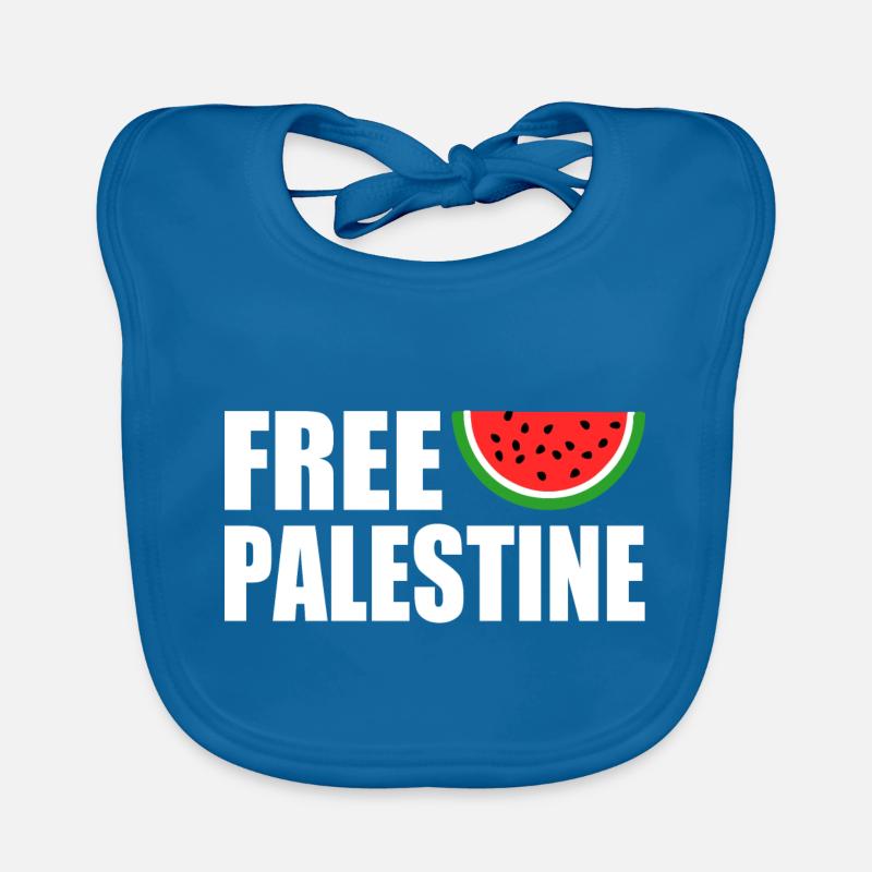 Free palestine Organic Baby Bibs
