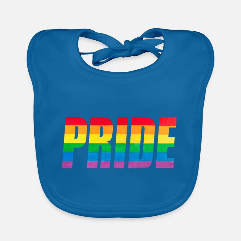 Rainbow Pride Grafik Baby Bio-Lätzchen