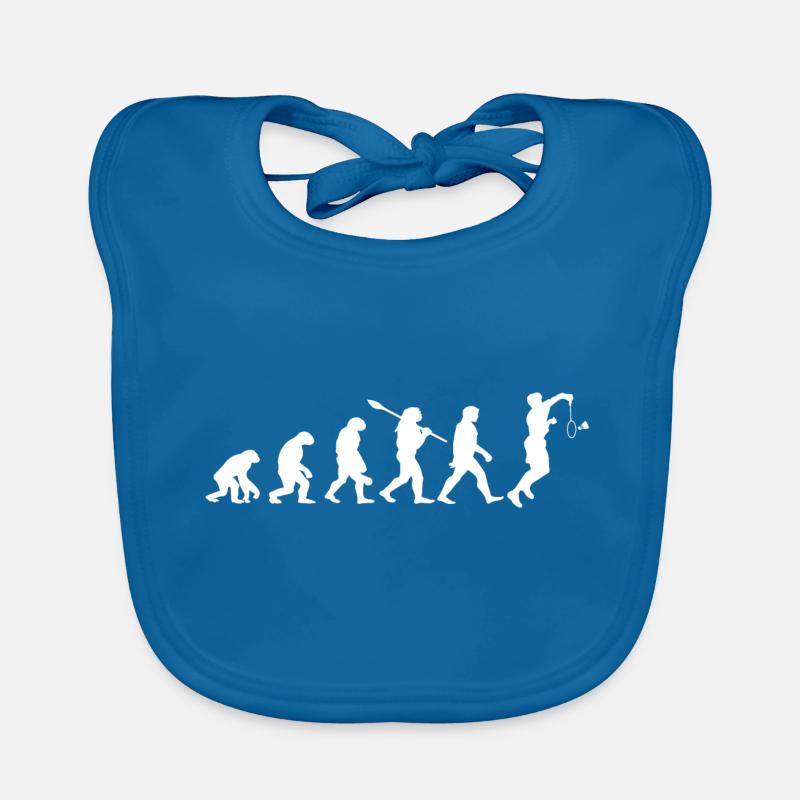 Badminton Evolution Joueur de badminton Bavoir bio Bébé
