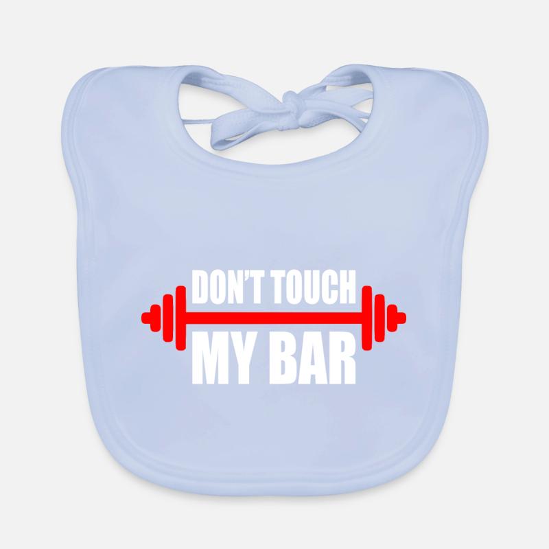 d'ont touch my bar Organic Baby Bibs