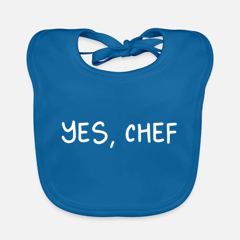Ja, Chef Professional Sous Chef Lustiger einfacher Text Baby Bio-Lätzchen