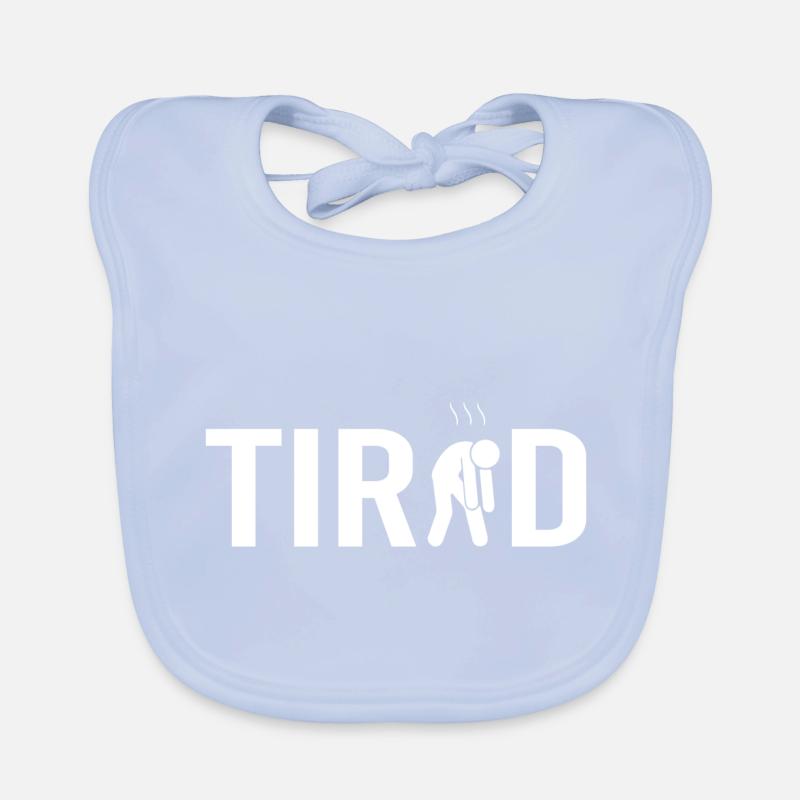Tired Tired Tired Organic Baby Bibs