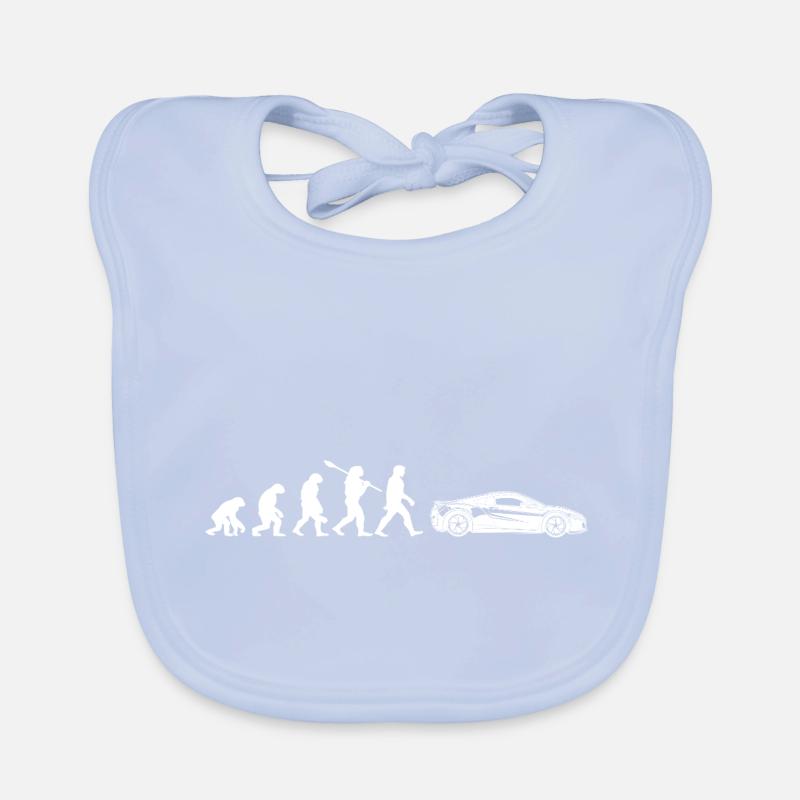 Auto De Sport Evolution Bavoir bio Bébé