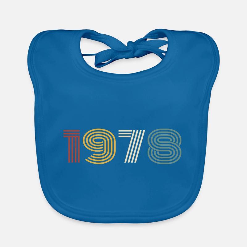 1978 Retro Style 1978 Geburtstag 1978 Vintage Baby Bio-Lätzchen