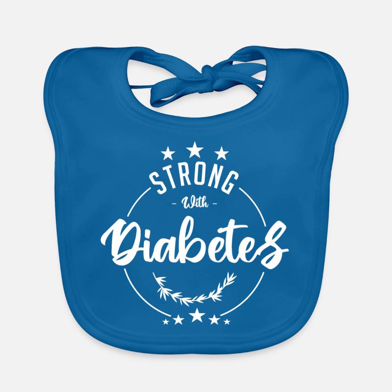 Strong with Diabetes Bavoir bio Bébé