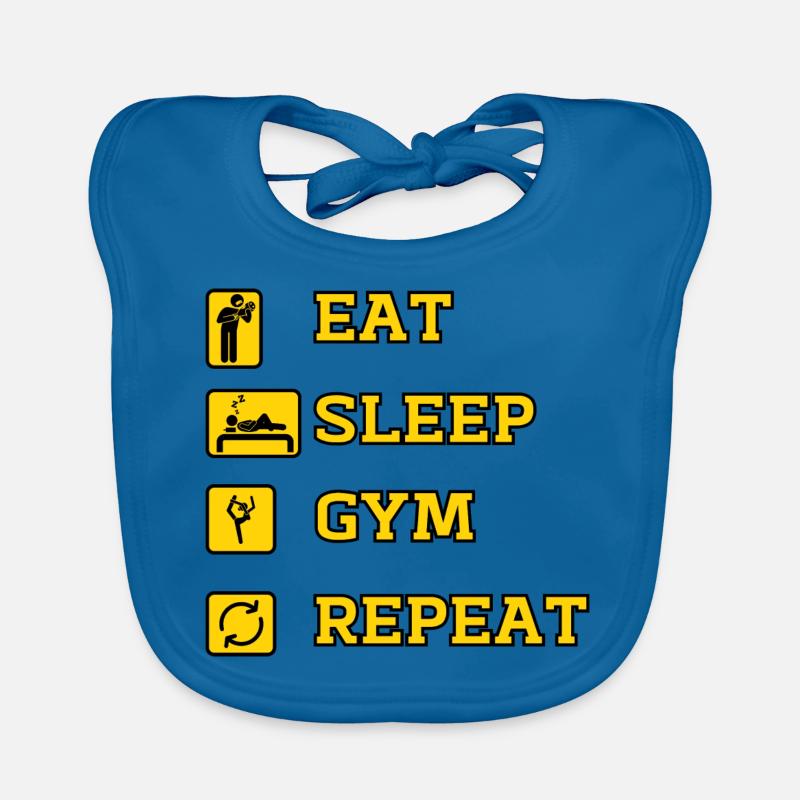 Eat Gym Repeat Baby Bio-Lätzchen