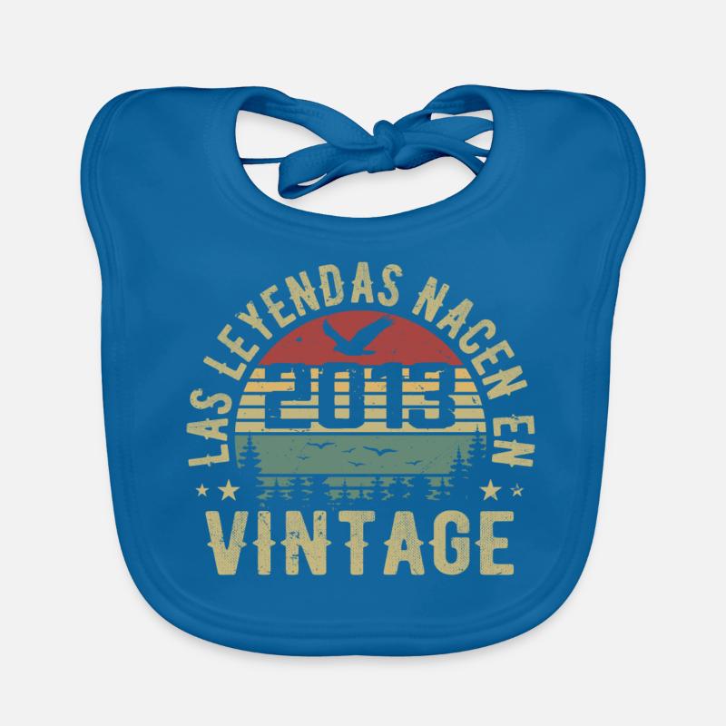 Legends Are Born 2013 Birthday Gift 2013 Organic Baby Bibs