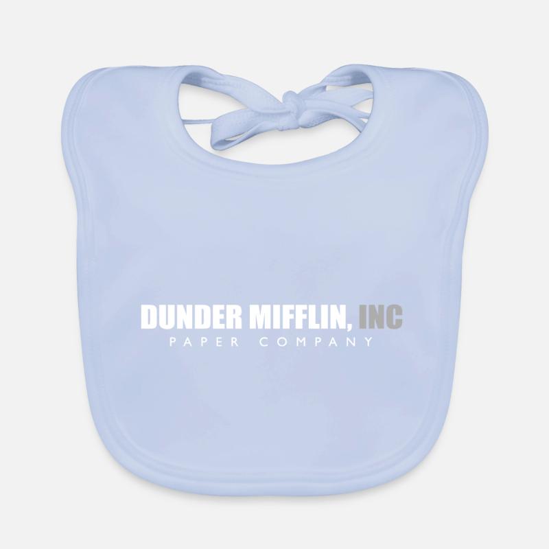 The Office Dunder Mifflin Graphic Organic Baby Bibs