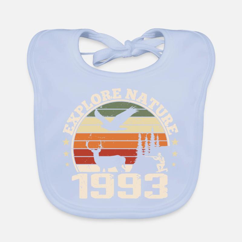1993 Klassisches Jäger-Jubiläumsgeschenk 1993 Baby Bio-Lätzchen