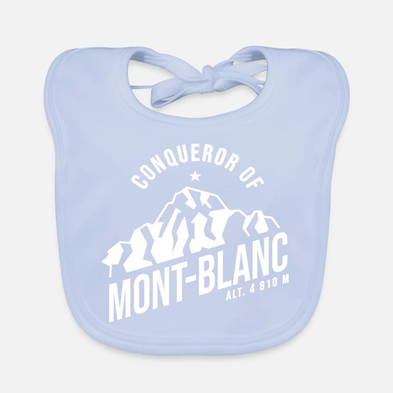 conquérant du Mont Blanc Bavoir bio Bébé