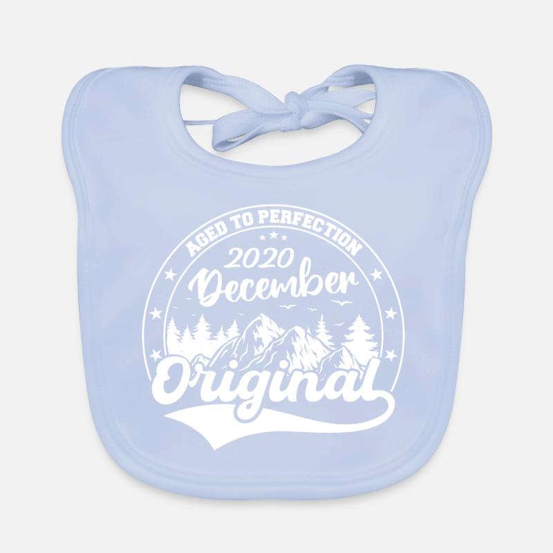 December 2020 Birthday December 2020 December Organic Baby Bibs