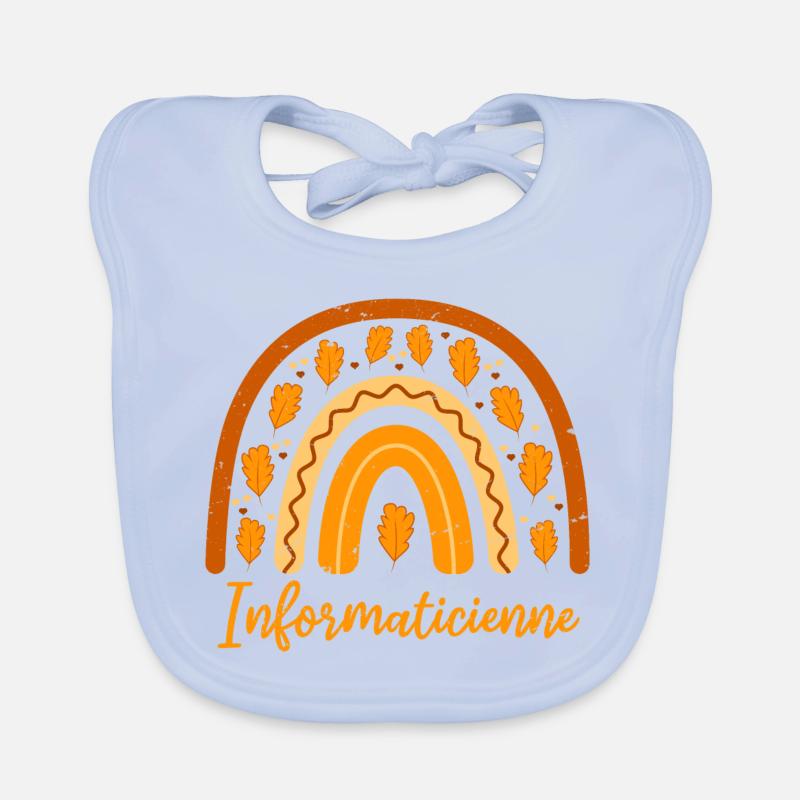 Zum besten Informatiker gewählt| Informatiker Baby Bio-Lätzchen