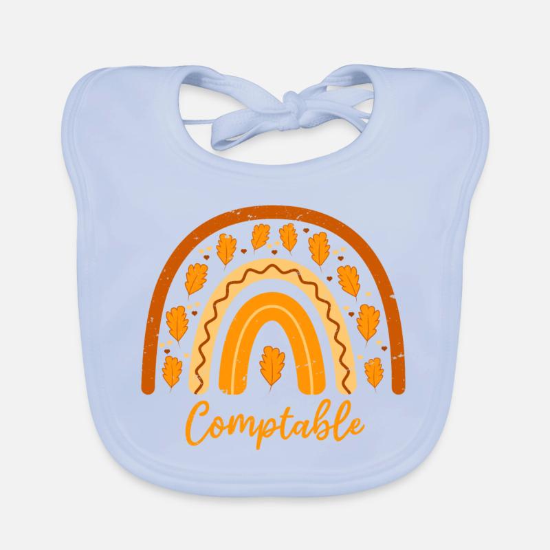 Elue meilleure comptable | Idée Cadeau comptable Bavoir bio Bébé
