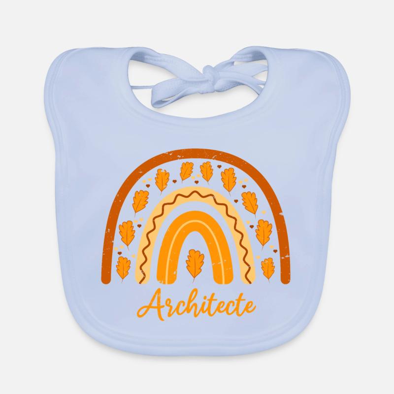 Elue meilleure Architecte | Idée Cadeau Architecte Bavoir bio Bébé