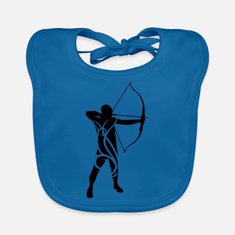 Archery male tribal de Baby Bio-Lätzchen