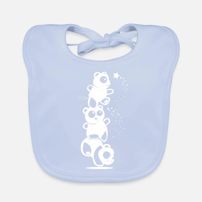 Panda süß Baby Bio-Lätzchen