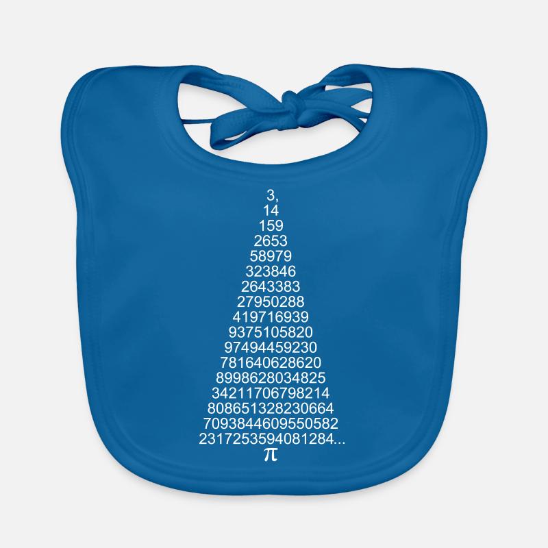 Christmas Christmas tree Pi math Organic Baby Bibs