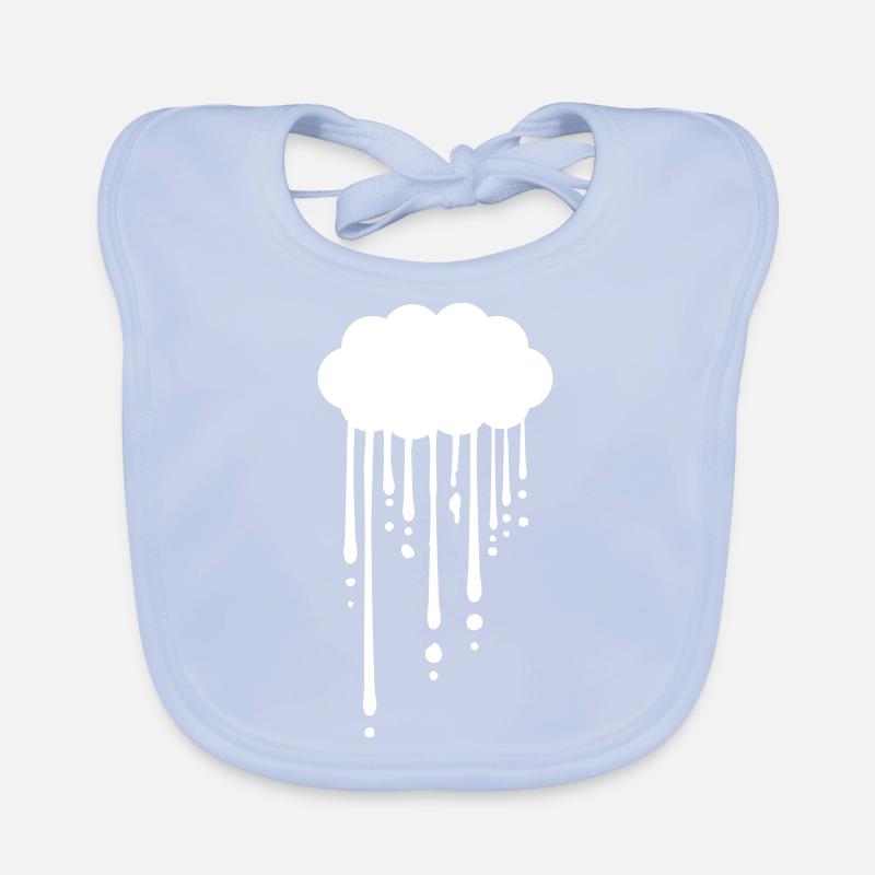 Gouttes de pluie de graffitis Bavoir bio Bébé