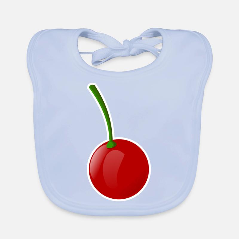 Cherry Organic Baby Bibs