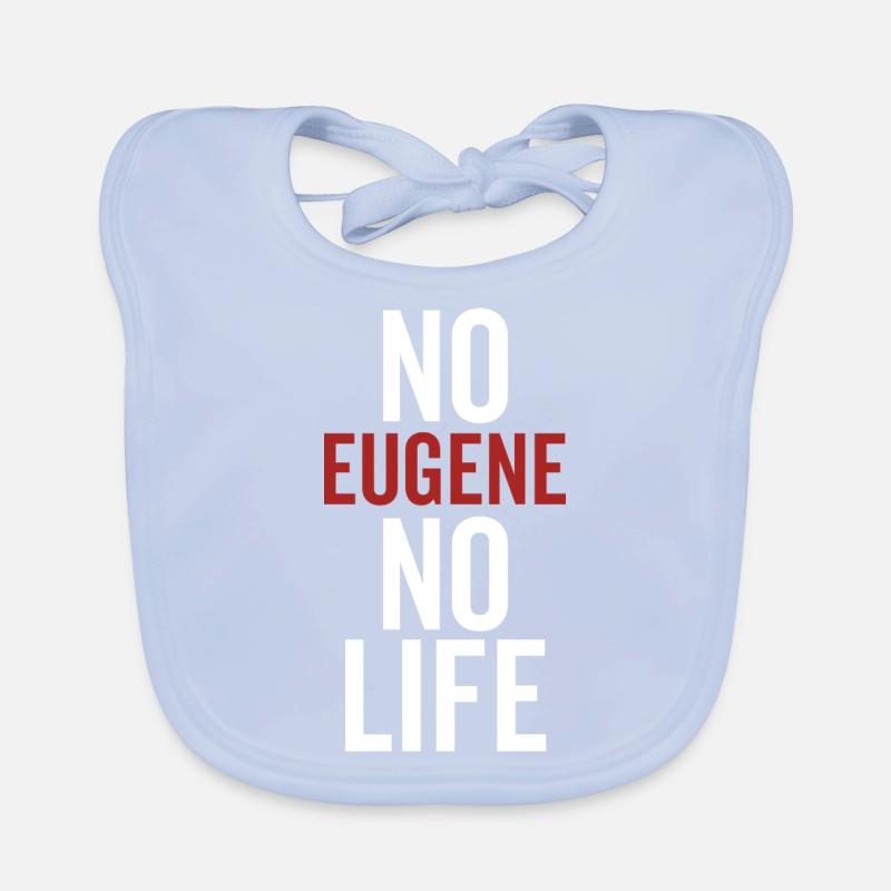 Pas d’Eugène Pas de vie Bavoir bio Bébé