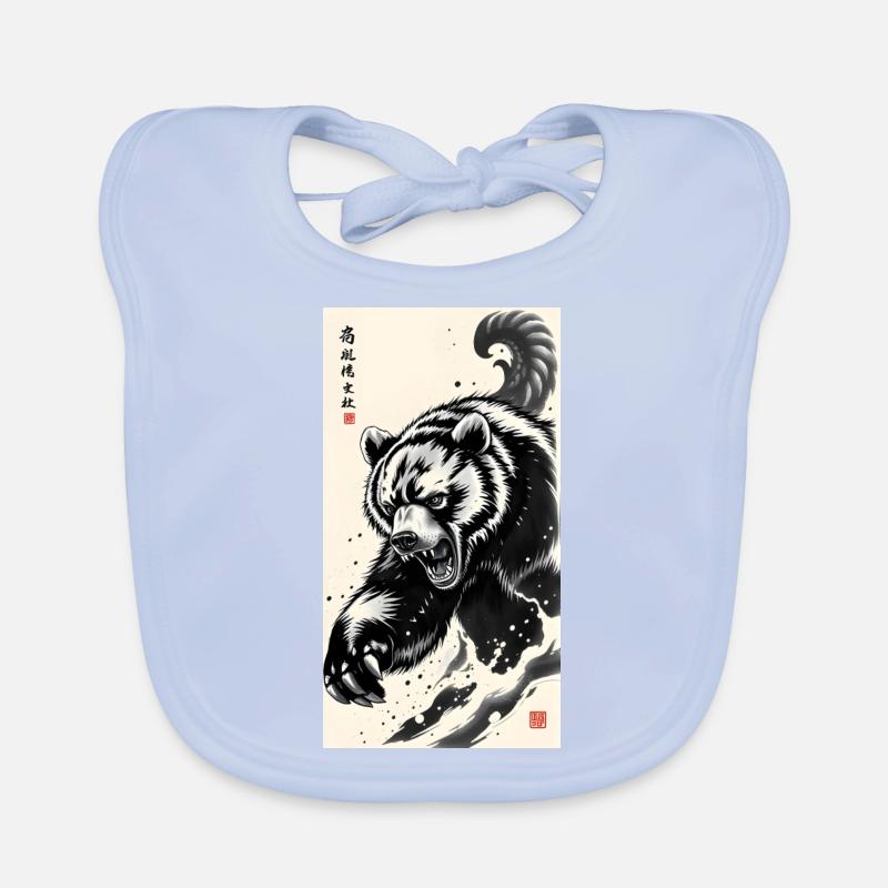 Bear Attack Baby Bio-Lätzchen