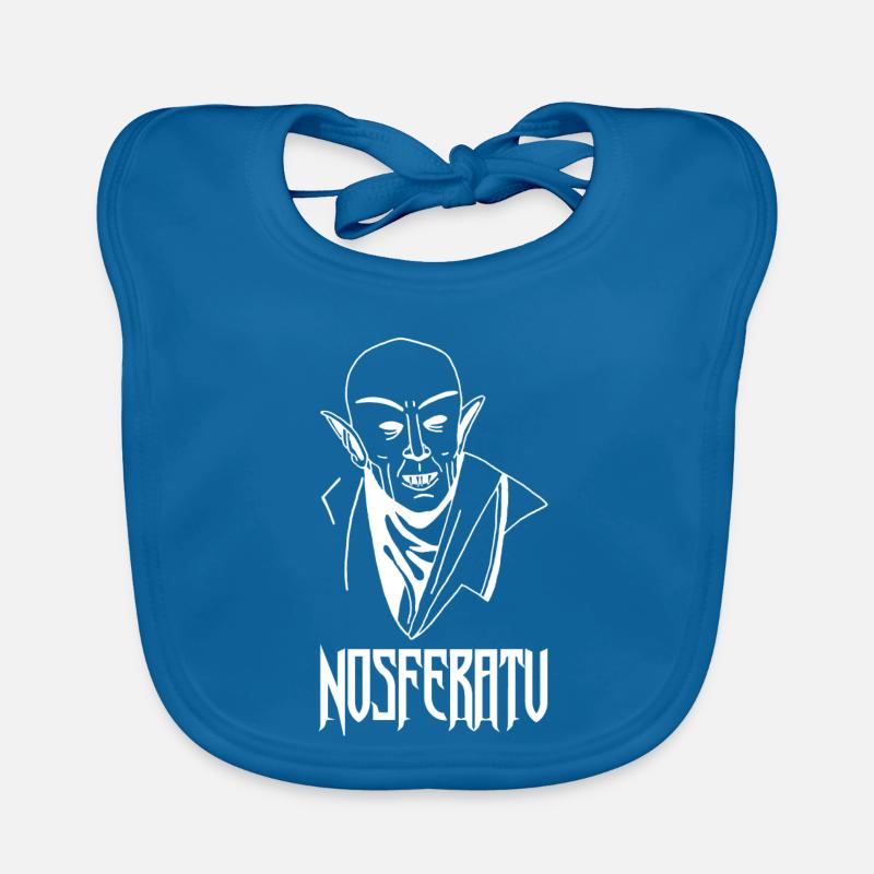 Nosferatu le vampire (blanc) Bavoir bio Bébé