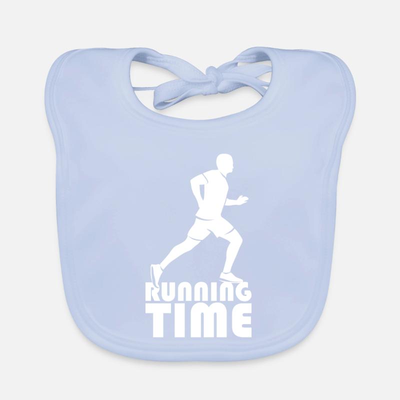 Icône de temps d’exécution Icône du logo Illustration graphique Bavoir bio Bébé
