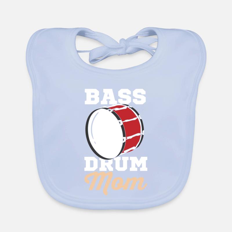 Bass Drum Nut Organic Baby Bibs