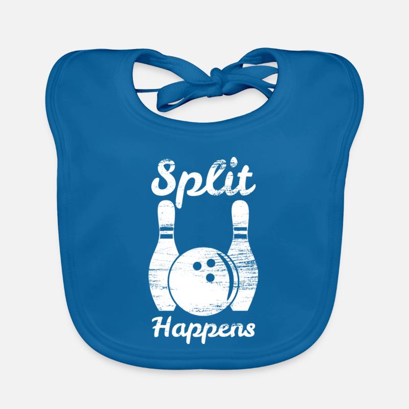 Bowling Split Bavoir bio Bébé