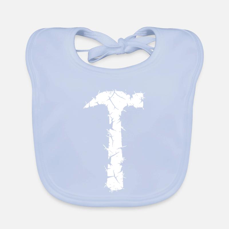 Hammer Tool Artisan Grunge Vector Bavoir bio Bébé