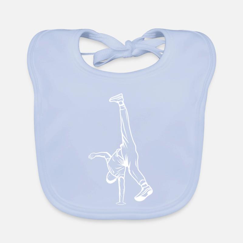 B Boy Drawing Organic Baby Bibs