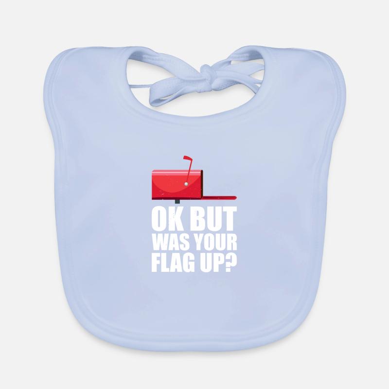 Postbote Postbotin Post Briefträger Baby Bio-Lätzchen