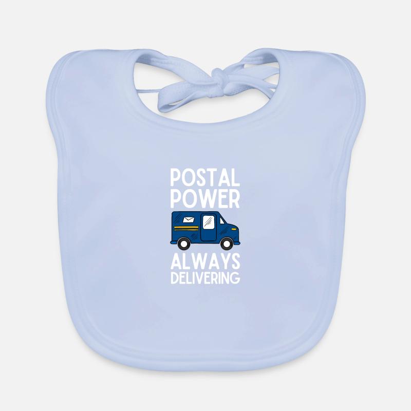 Postman Postman Postman Postman Organic Baby Bibs