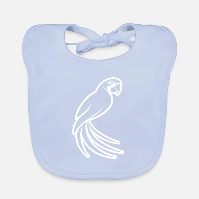 Parrot Bird Organic Baby Bibs