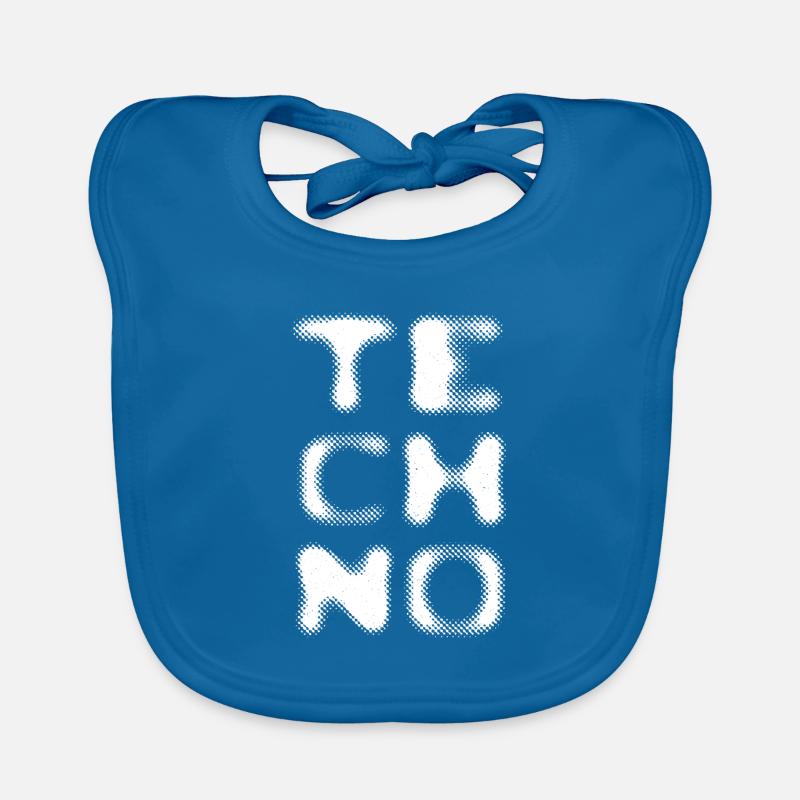 Techno Unscharf Baby Bio-Lätzchen