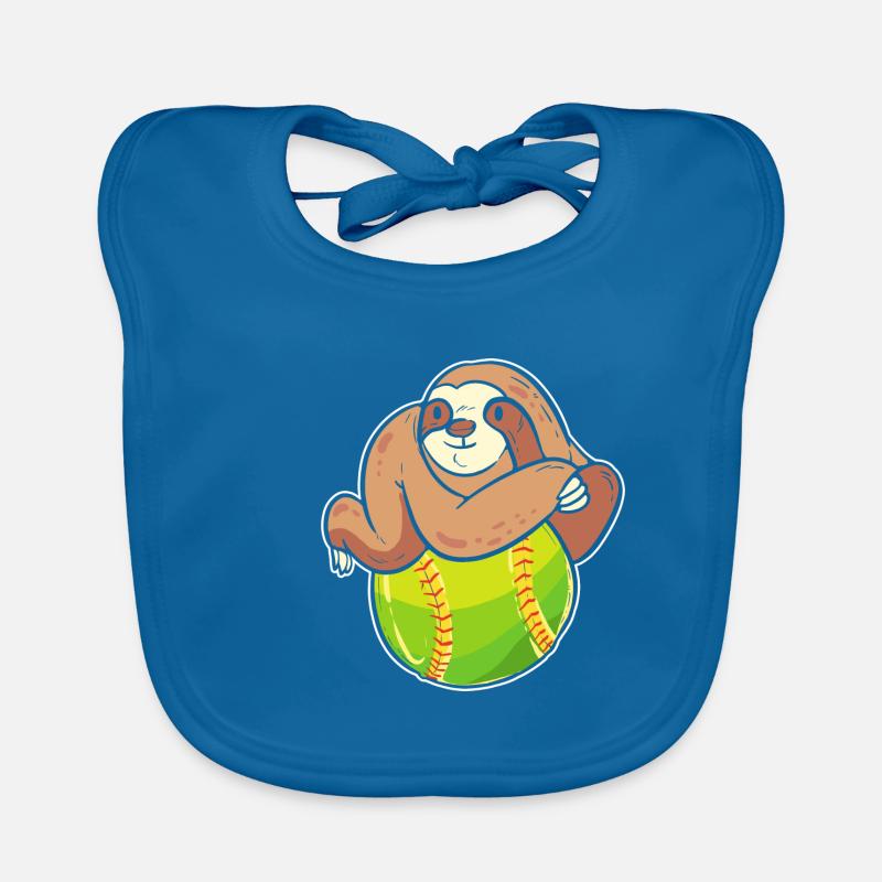 Softball Joueurs de softball Bavoir bio Bébé