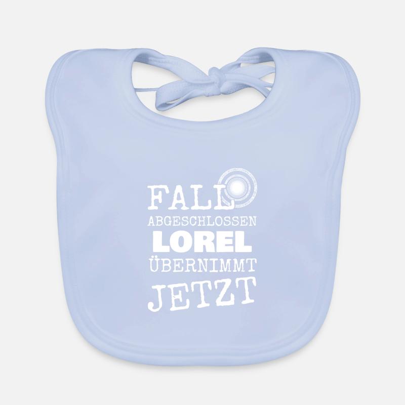 First name Lorel Organic Baby Bibs