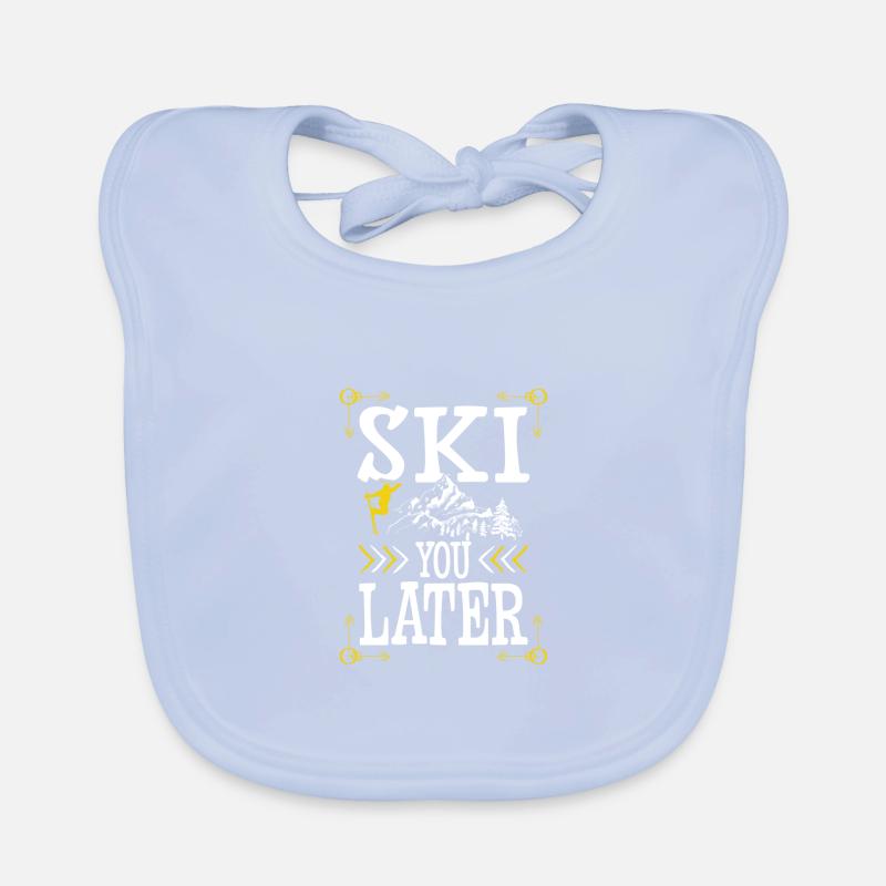 ski ski Bavoir bio Bébé