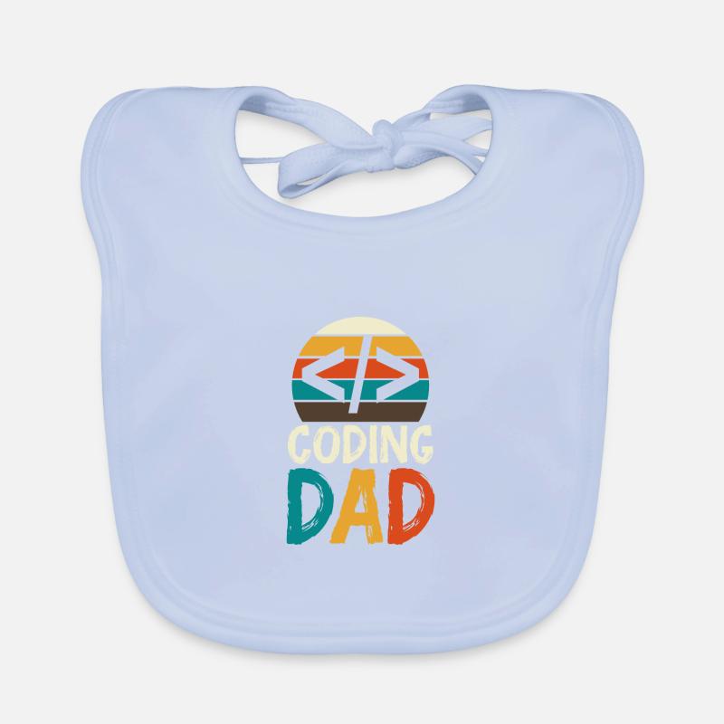 Programmierer Geek Computer Programmierung Coder L Baby Bio-Lätzchen