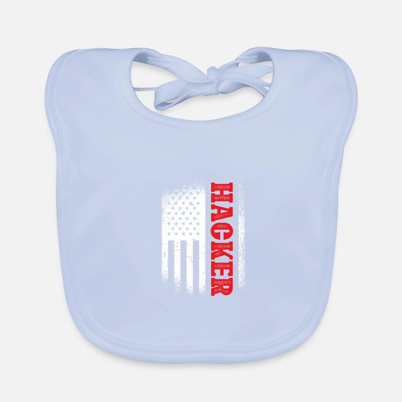 Funny Programmer Computer Geek Code Fun Love Organic Baby Bibs