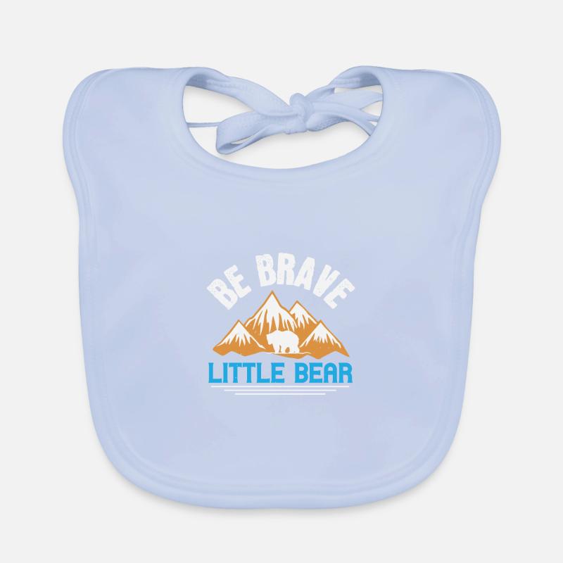Be brave little bear Organic Baby Bibs