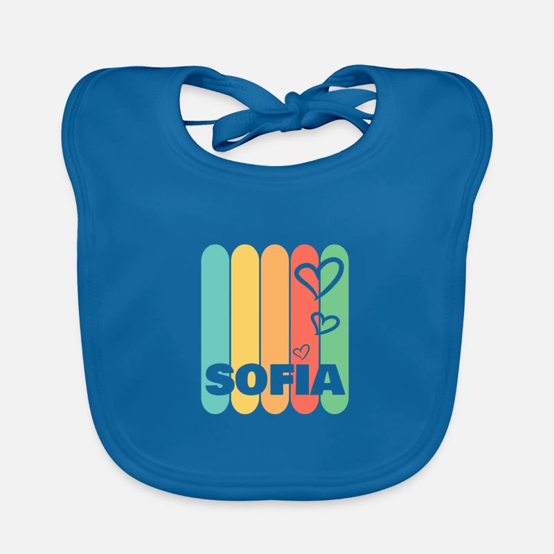Heart Sofia Organic Baby Bibs