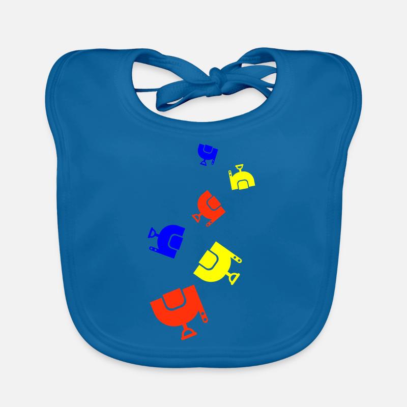 Saddle Symbol Organic Baby Bibs
