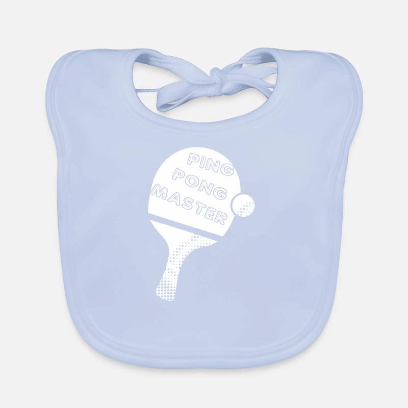 table tennis Organic Baby Bibs