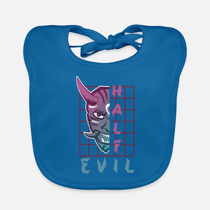 Oni Mask Japan Demon Organic Baby Bibs