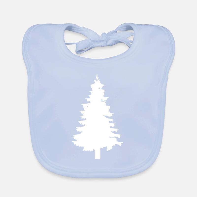 Fir tree Organic Baby Bibs